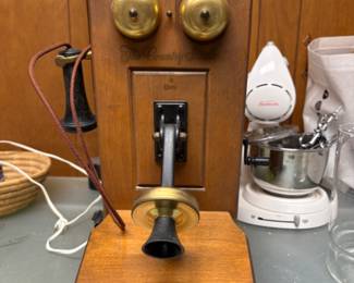 Telephone and tube radio
