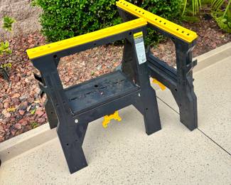 Sawhorse or balancing beam?  Your choice.
