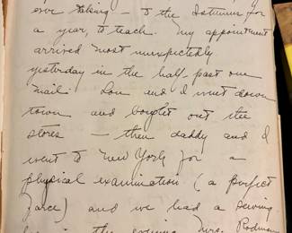 Daily diary from 1911.  Incredible reading.