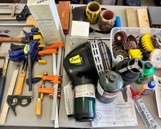 Clamps mean a woodworking enthusiast.