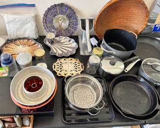 Wood, iron and silver.  That should cover the bases for dinner.