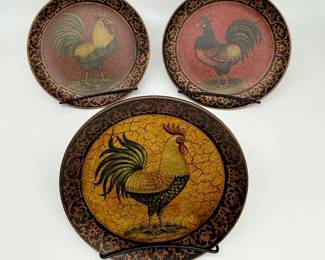 71 DecorativeRoosterPlates