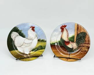 135 2002DavidCarterOnTheFarmBrownCollectionPlates