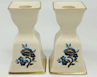 10 Setof2LenoxPagodaCandlestickHolders