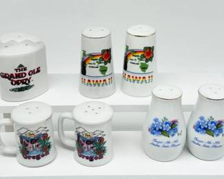 128 SaltPepperShakersGrandOleOpryHawaiiAlaskaOregon