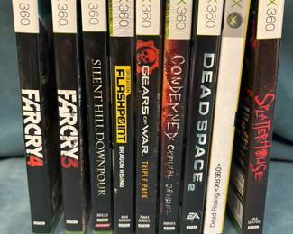 Xbox 360 Games Horror And War Games