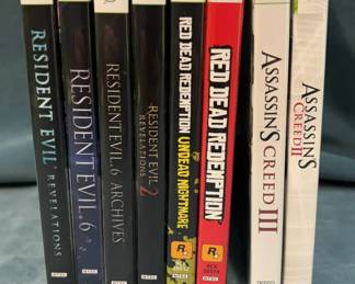 Xbox 360 Games Resident Evil Assassins Creed Red Dead Redemption