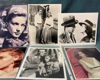 Lauren Becall 8x10 Signed Photographs