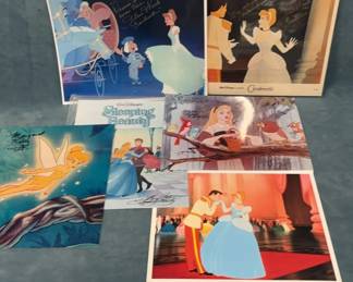 Sleeping Beauty Tinker Bell Cinderella Actors Signed Autographs