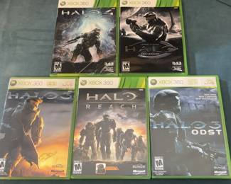 XBox 360 Halo Reach Halo 3 Halo 4 Anniversary Edition