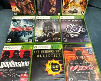 Xbox 360 Games Fallout Las Vegas Wolfenstein Saints Row And Others
