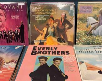 Vinyl Records Mills Brothers Everly Brothers Orrchestra Music And More