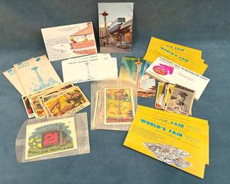 1962 Worlds Fair Ephemera