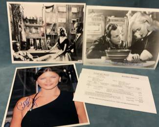 Catherine Zeta Jones Eva Marie Saint Signed Photographs