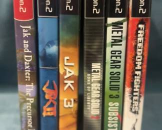 PlayStation 2 Games Jax Daxter Metal Gear Solid Freedom Fighters