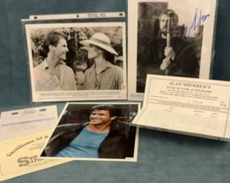 Sigourney Weaver Mel Gibson Signed Autographs