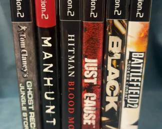PlayStation 2 Games Manhunt Battlefield Black Hitman And More