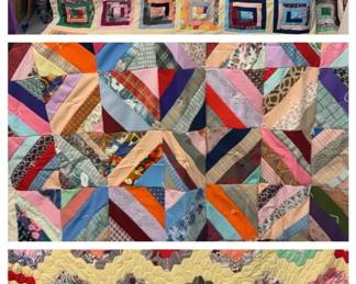Hand Made Log Cabin Quilts More