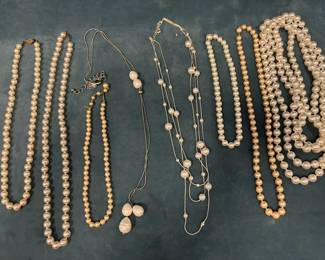 Faux Pearl Costume Jewelry Marvella And Chicos