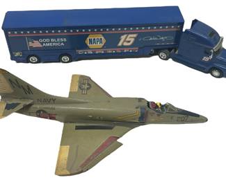 NAPA Hauler and Navy Plane