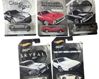Hot Wheels James Bond 007 COMPLETE Set