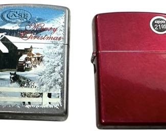 NEW Christmas Red Zippo Lighters