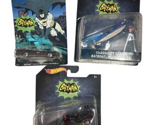 Classic Batman Hot Wheels Cars
