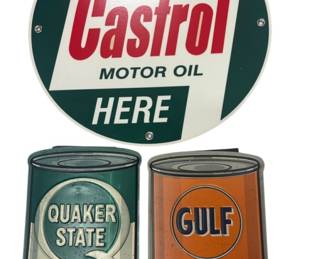 Vintage Oil Signs