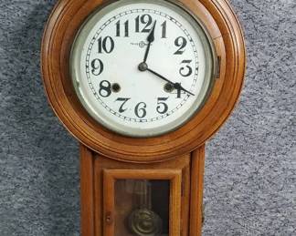 Antique Windup Wall Clock