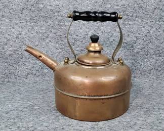 Vintage Copper Tea Kettle