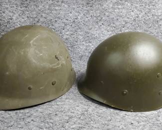 2 Combat Helmets