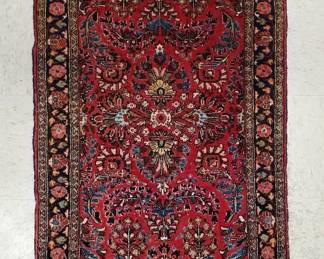 Vintage Persian Rug 2 Feet 5 Inches x 4 Feet 7 Inches
