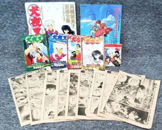 Japanese Manga Inuyasha Collectibles, Cards, Art Book