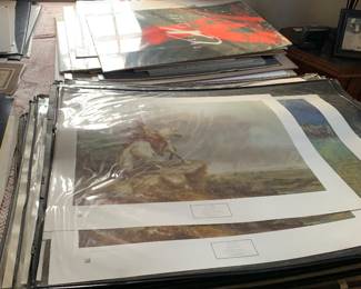 Stacks & stacks of posters 