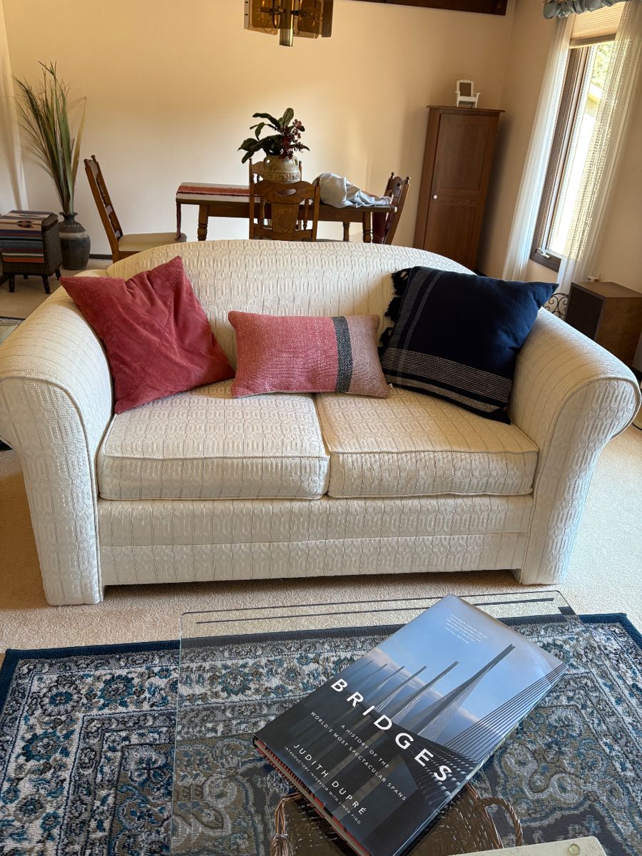 Neutral love seat