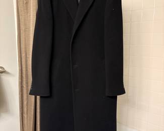 Chaps black overcoat