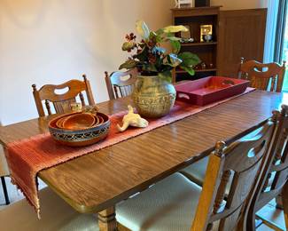 Dining table and 6 chairs