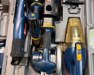 Ryobi battery powered tool selection