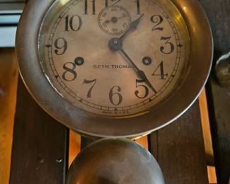 Seth Thomas ships bell clock, Maritime ship clock