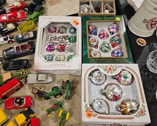 Christmas Ornaments, Die Cast Cars and Trucks