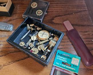 Master keyed lock with key, Men's cuff-links