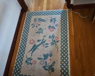 Floral door mat or runner