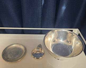 Silver Bowl, Silver Plate, Silver Dish