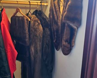 Fur wrap, fur coats, Mink coat