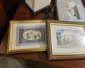 Vintage Framed Photos and Prints
