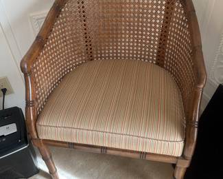 Pair of barrel vintage chairs