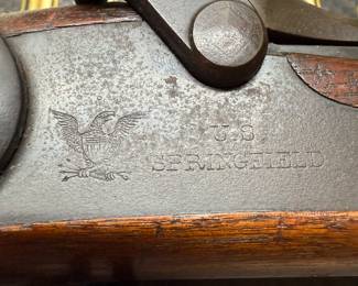 Springfield model 1884 made in the early 19th century US military used in the Spanish American war.