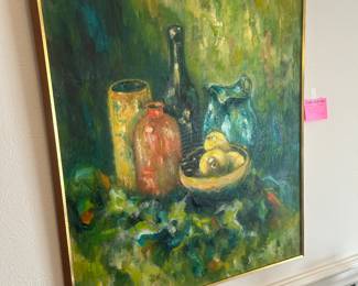 Lovely MCM Oil painting