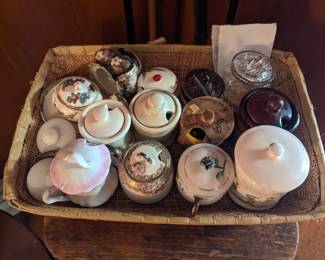 Vintage mustard pot collection
