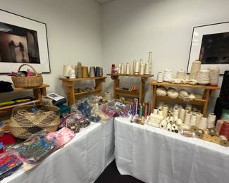 Fabric, yarn, baskets, textiles